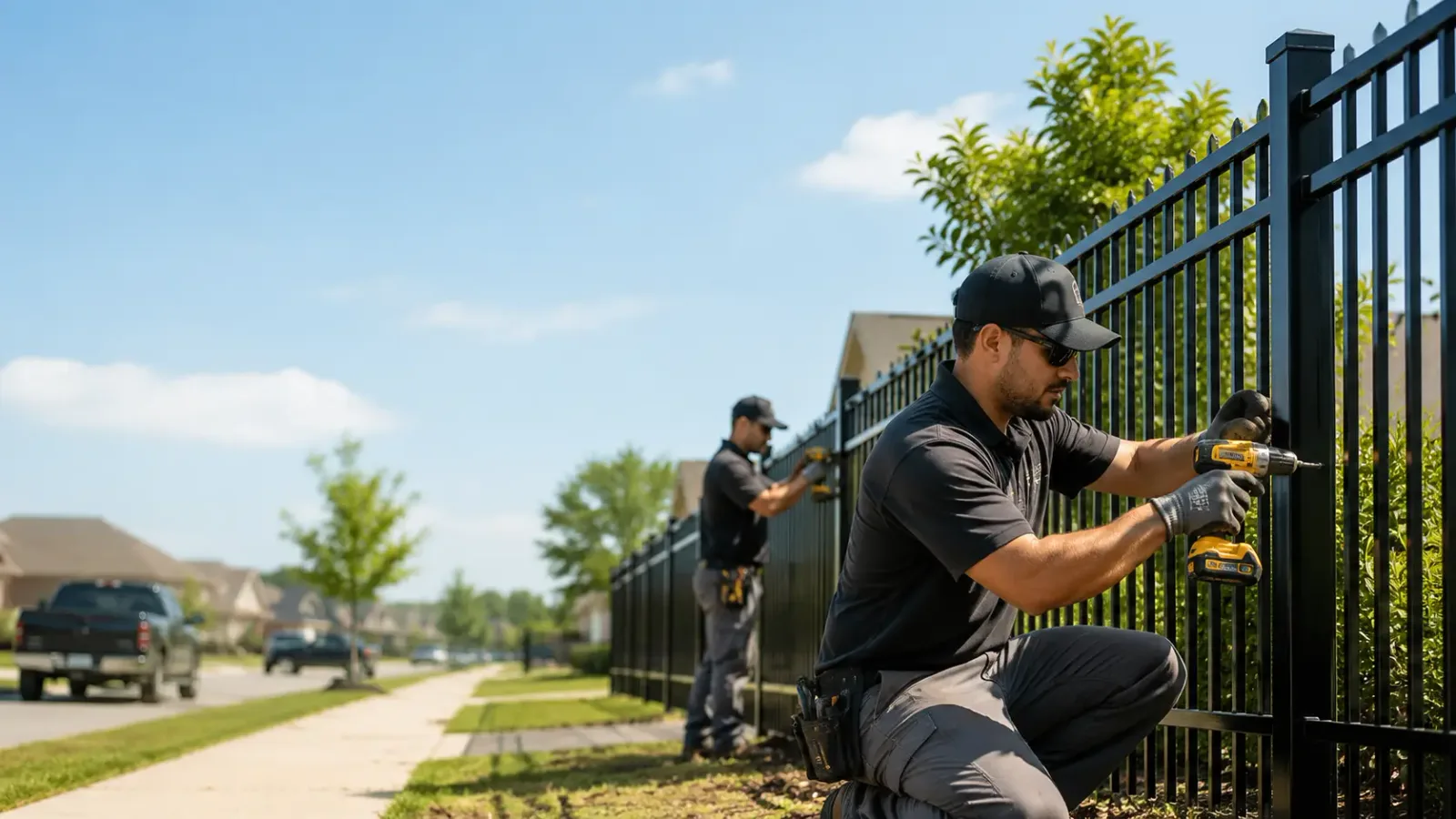 Metal Fence Installation in Exchange, WV